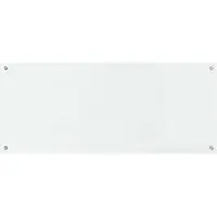 vidaXL : 2 panneaux de protection pour cuisine, transparents, 120 x 50 cm, en verre trempé