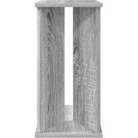 vidaXL Table D'appoint Gris Sonoma 35 X 25 X 50 Cm Bois D'ingénierie
