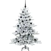vidaXL Sapin de Noël Artificiel à Branches Articulées 150 cm PVC