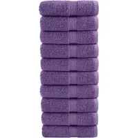 vidaXL Serviettes d'invité de qualité supérieure SOLUND 10 pcs violet