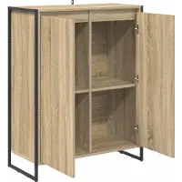 vidaXL Cabinet à chaussures Sonoma 79 x 36 x 100 cm Bois d'ingénierie