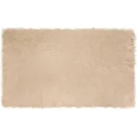 vidaXL Tapis en Peau de Mouton Synthétique Beige 200 x 100 cm