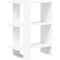 vidaXL Étagère Blanc 52 x 25 x 71,5 cm Bois d'ingénierie