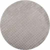 vidaXL Tapis de salon ronds HUARTE Sable Ø 160 CM Polyester