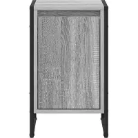 vidaXL Table de chevet 2 pcs Gris Sonoma 39,5 x 30 x 50 cm