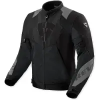 REV'IT! Hyperspeed 3 GT Air, veste en textile ,Noir/Gris Foncé ,L