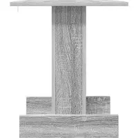 vidaXL Table D'appoint Gris Sonoma 44,5 X 45 X 55 Cm Bois D'ingénierie