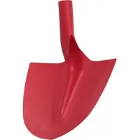vidaXL Tête de pelle Rouge 39,5 x 27,5 cm Acier enduit de poudre