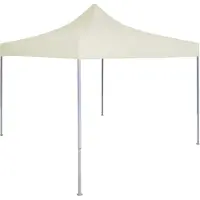 vidaXL , tente de fête, 200 x 200 x 315 cm, couleur crème, tissu Oxford