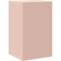 vidaXL Cabinet de Dossier Rose 44 x 50 x 106.5 cm Acier Laminé à Froid