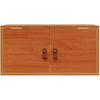 vidaXL Meuble mural Cire marron 60 x 30 x 30 cm Bois de pin massif