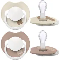 Difrax Dynamic Sucette +18m Prime Glow Ivory/blauw 2 pc(s) Sucette(S)