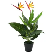 vidaXL Plante artificielle Strelitzia Reginae Oiseau de Paradis 66 cm