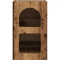 vidaXL Table de chevet 2 pcs Bois ancien 29,5 x 35 x 50 cm