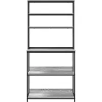 vidaXL Étagère de cuisine Gris Sonoma 80 x 40 x 168 cm