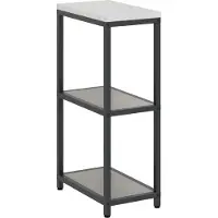 vidaXL Rangement de cuisine HATTEM rouillé 30 x 50 x 92 cm en acier