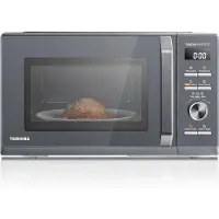 Toshiba Magnétron Solo, Micro-ondes, Gris, Argent