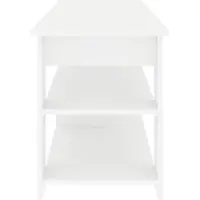 vidaXL Meuble TV blanc 100 x 40 x 50 cm