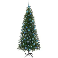 vidaXL Sapin de Noël artificiel avec 300 LED Vert 180 cm PE et PVC