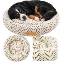 Dogeste RUMI panier pour chien XXL 100 cm rond pour grands chiens, lavable, antidérapant