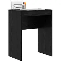 vidaXL Bureau noir aspect chêne 60 x 40 x 76 cm