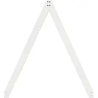 vidaXL Toit pour lit d'enfant blanc 209x85,5x88 cm Pin massif