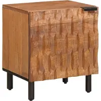 vidaXL Cabinet de chevet 2 pcs Marron 40 x 33,5 x 46 cm