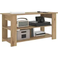 vidaXL Support TV Chêne Artisan 100 x 40 x 50 cm
