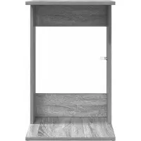 vidaXL Table D'appoint Gris Sonoma 40 X 38 X 62,5 Cm Bois D'ingénierie