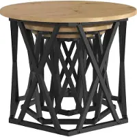 vidaXL Table d'appoint empilable, lot de 3, imitation chêne artisanal, 53 x 53 x 40 cm