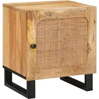 vidaXL Cabinet de chevet Naturel 40 x 33,5 x 46 cm