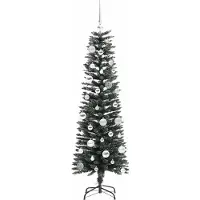 vidaXL Sapin de Noël artificiel avec 150 LED Vert 43 x 43 x 150 cm