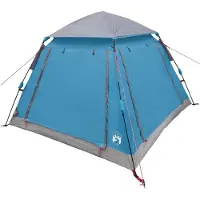 vidaXL Tente immédiate avec housse de pluie pour 3 personnes, rapidement amovible