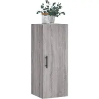 vidaXL Armoire murale Gris Sonoma 34,5x34x90 cm