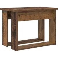 vidaXL Table à café Set 2 pcs Vieux bois Matériaux dérivés du bois