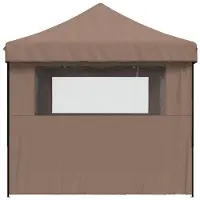 vidaXL Tente de réception marron 292 x 440 x 315 cm Tissu Oxford
