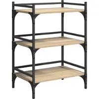 vidaXL Chariot de cuisine Chêne Sonoma 50 x 35 x 75,5 cm
