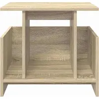 vidaXL Support TV, 50 x 35 x 45 cm, bois imitation chêne Sonoma