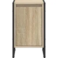 vidaXL Table de chevet Sonoma 39,5 x 30 x 50 cm Bois d'ingénierie