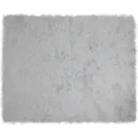 vidaXL Tapis en Peau de Mouton Synthétique Gris 200 x 280 cm Polyester