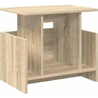 vidaXL Support TV, 50 x 35 x 45 cm, bois imitation chêne Sonoma