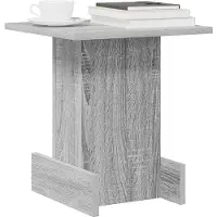 vidaXL Table D'appoint Gris Sonoma 35,5 X 35 X 40 Cm Bois D'ingénierie