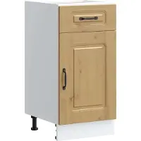 vidaXL Élément bas de cuisine Kalmar Chêne Artisan Matériau dérivé du bois