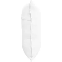 vidaXL Coussin de Dos Blanc 60 x 19 x 50 cm tissu