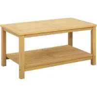vidaXL Table d'appoint Huile naturelle 90 x 50 x 45 cm Bois massif Acacia