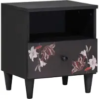 vidaXL Table de chevet Marron 40 x 33 x 46 cm Bois de mangue massif