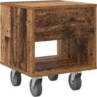 vidaXL Table de chevet 2 pcs Bois ancien 40,5 x 40 x 48 cm