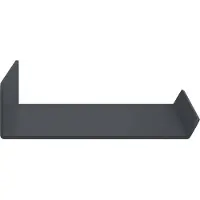 vidaXL Étagère Murale avec étagère 3 pcs Anthracite 40 x 9 x 2,5 cm