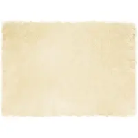 vidaXL Tapis en Peau de Mouton Synthétique Crème 160 x 230 cm