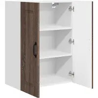vidaXL Façade de lave-vaisselle Kalmar, aspect chêne brun, 60 x 31 x 80 cm